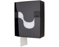 Toiletpapier dispenser Celtex Mini Jumbo zwart