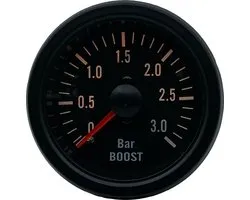Pression Boost / Turbo 3 Bar mètre Zwart 12V série VD