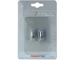 Powertec Platinum WY5W T10 5W Wedge 12V CHROME Blister