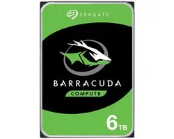ST6000DM003 BarraCuda®, 3.5", 6TB, SATA III, Retail pack