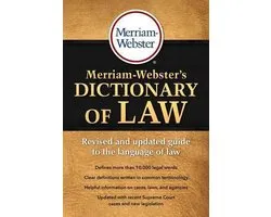 Merriam-Webster's Dictionary of Law