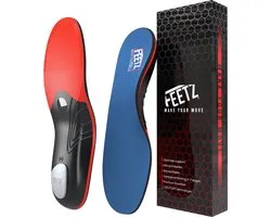 Semelles Feetz® 'ProSole' pour éperon calcanéen - Semelles intérieures médicales pour éperon calcanéen, fasciite plantaire et pieds plats - Homme et femme - Conçues par des podologues - Taille 43
