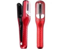 La Nou® Séparation Remover 4 - Séparation Ender - Incl. accessoires - Pour pointes fourchues - Tondeuse à pointes Séparation - Dissolvant de Séparation - Rouge