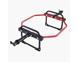 VEVOR Trap Bar Haltère Hexagonal 50 mm 240 Kg Capacité de Charge, Équipement d'Haltérophilie et de Musculation, Home Gym pour Squats Soulevés de Terre Presse d'Épaules, Rouge