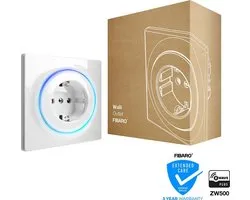 Prise FIBARO Walli - Prise intelligente avec mesure d'énergie - Type F - Version NL