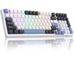 MageGee Light100 - Mechanisch Gaming Toetsenbord - Gaming Keyboard - Draadloos - RGB