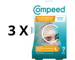 Compeed® Patch Anti-imperfection* Zuiverend Nacht | Hydrocolloïde patch | 3 x 7 patches