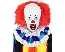 FUNIDELIA Pennywise Mask - IT - Wit