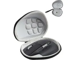 Beschermhoes voor Logitech MX Master 4/3/2S/3S, modern PU-materiaal, schokbestendig, stofdicht, waterdicht, draadloos (zwart)
