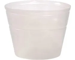 Pot flexible pour pots de fleurs - Ø 60 cm, transparent, protège des dégâts des eaux