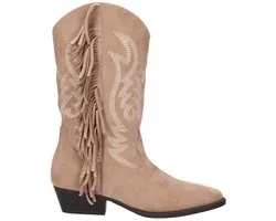 La Strada Western Bootie Beige Textiel - Damesschoenen - Maat - 41