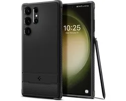 Spigen Rugged Armor, Housse, Samsung, Galaxy S23 Ultra, 17,3 cm (6.8"), Noir