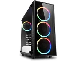 Intelectro Gaming PC - Verlicht jouw Gaming Setup met Stralende RGB Gaming PC - Ryzen 3 3200G - 16GB 3200 MhZ RAM - Adembenemend Design - 500GB Supersnelle SSD - 550W Gaming Power Supply - Gaming Ready - Levering Sneller dan Aangegeven!