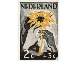 Carte postale avec image Timbres NIWIN – Timbre Tournesol