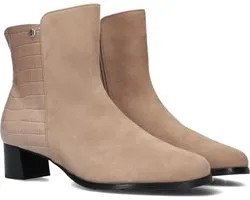 Hassia Milano Enkellaarsjes - Enkelboots met rits - Dames - Beige - Maat 38