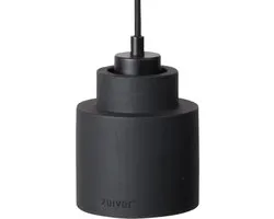 Zuiver Left Hanglamp Beton 11x11 cm Zwart