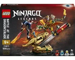 LEGO NINJAGO Strijd bij het Drakenzwaard Bouwpakket voor Kinderen en Kinderkamer Decoratie 71871