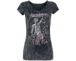 Metallica ...And Justice For All Dames T-shirt - zwart - M