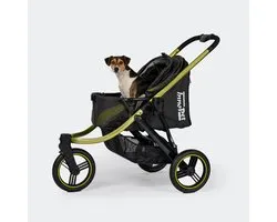 InnoPet Premium Comfort - Hondenbuggy - All Terrain - Geschikt voor Hardlopen - Zwart/Groen