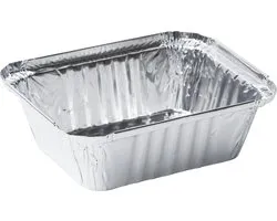 Aluminium Bak 470CC (100ST) + deksel -  Wegwerp - Alu bakje