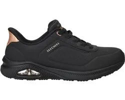 Skechers Arch Fit Uno Slip-Ins zwart Synthetisch - Dames - Maat 38