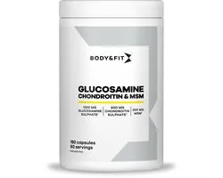 Body & Fit Glucosamine, Chondroitine & Msm - Spécialité - 180 Pièces (2 Mois)