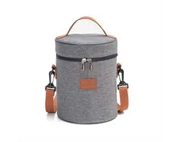 Thickened Drums,Then When the Bag Oxford Cloth Lunch Box Cylinder Insulated Bag Custom Ice Bag 18 x 23.5cm Backpack - ShopVlot