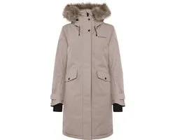 Didriksons ERICA WNS PARKA 3 Dames Outdoorjas - Ash Brown