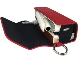 Cigarette case IQOS 3 Duo - modern design - rood - bescherming en opbergruimte - ShopVlot