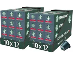 Starbucks by Nespresso Capsules Espresso Roast Decaf - 240 koffiecups (24 doosjes x 10 koffiecups)