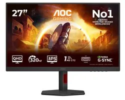 Moniteur AOC G4 Q27G4SRU 68,6 cm (27") 2560 x 1440 Pixels Quad HD LED Noir, Rouge