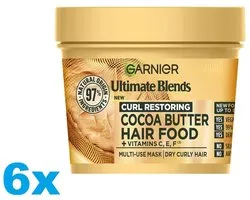 Garnier Fructis Hair Food Cocoa Butter - 6 x 400 ml