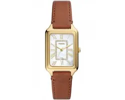 Fossil RAQUEL ES5307 Dames Horloge 26 mm - Bruin