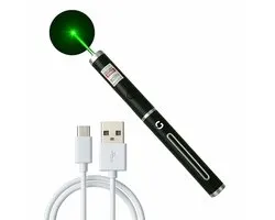 Professionele Laserpen | USB | Oplaadbaar - Groen - Laserlampje - Laserpointer Kat - Laser - USB Rechargeable - CE Certificaat - Laser-pointer Lange Afstand, Laser-pointer Pen, TV Led Lcd - AA Batterijen - Batterijen inbegrepen