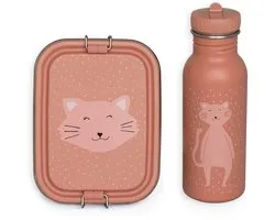 Trixie Schoolset - brooddoos & drinkfles - Mrs. Cat