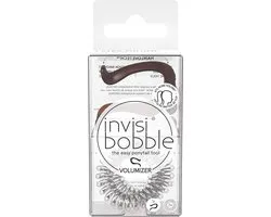 Haarelastieken Invisibobble - Volumizer Hair Tool - Transparant Bruin - Set