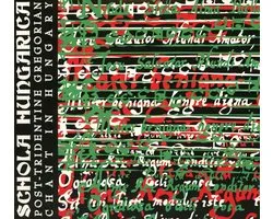 Schola Hungarica & Dobszay & Feher - Post-Tridentine Gregorian Chant In Hungary (CD)