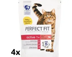 Perfect Fit - Droogvoer - Active - Rund - 4x750g