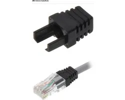 JMS® Interne Kabel Huls Zwart - RJ45 Boot - Cable Boot - kabelhuls -Tule Voor RJ45 Connector (10 stuks)