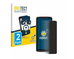 BROTECT - privacy screenprotector voor Crosscall Stellar X5 - Folie Beschermfolie Blauwlichtfilter 2 Stuks
