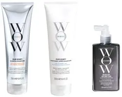 Color Wow Trio Color Security Shampoo + Color Security Conditioner Fine to Normal Hair 250ml + Dream Coat For Curly Hair 200ml | Extra voordelig