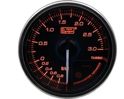 Compteur de pression Boost / Turbo Zwart 52mm premium