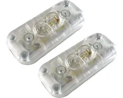 Orbit Electronic Snoerschakelaar - Aan of Uit - 6x2,5x2cm - 2A 250V - Transparant - Per 2 stuk(s)