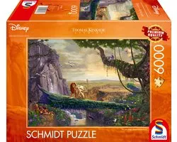 Schmidt - Legpuzzel - Disney, The Lion King, Return to Pride Rock - Thomas Kinkade Studios - 6000 stukjes - Volwassenen - vanaf 14 jaar