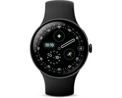Google Pixel Watch 4 - Smartwatch - 45mm - WiFi -Black/Obsidian