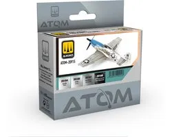 AMMO MIG 20915 ATOM - Peinture pour avions en Métal Bare - Set Acryl 4x20 ml