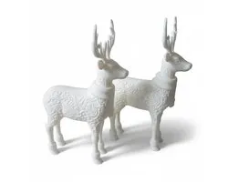 Radey's Hert - Kerst - Wit - PLA