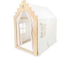 Kinderfeets speelhuisje Amsterdam houten binnen speeltent voor kinderen.