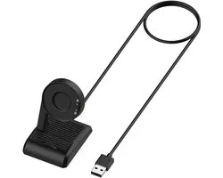 DrPhone USB Oplaadkabel voor Ticwatch Pro5 / Pro3 GPS / Pro Ultra / E3 – Magnetische Oplaadstandaard - 1 Meter - Snel & Veilig Opladen - Zwart