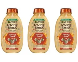 Shampooing réparateur Garnier Loving Blends Miel et Or - Lot de 3 x 300 ml
